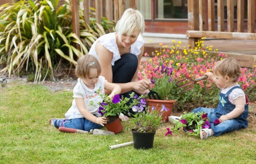 Professional lawn mowing services in Chiswick